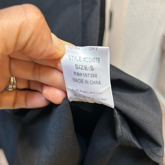 Gracia S shirt dress long sleeve black - Picture 3 of 5